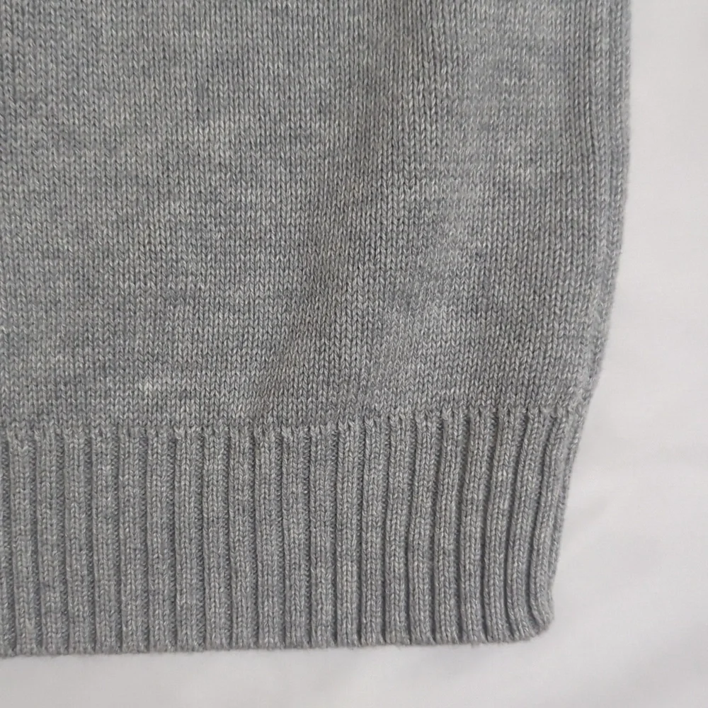Gymboree Yeti Abominable Snowman Boy's Pullover Sweater, Color Grey/White Sz M